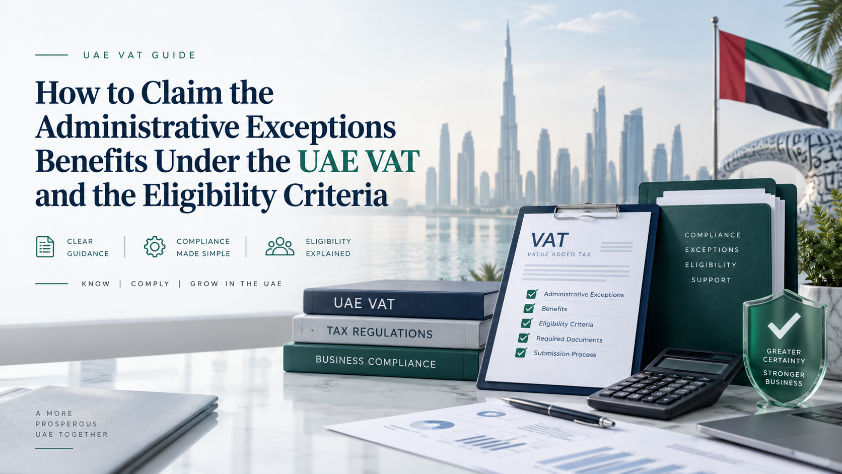 How to Claim the Administrative Exceptions Benefits Under the UAE VAT and the Eligibility Criteria?